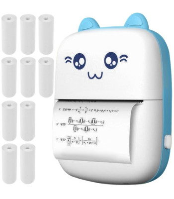 Terminė spausdintuvė su Bluetooth + 11 ritinėlių