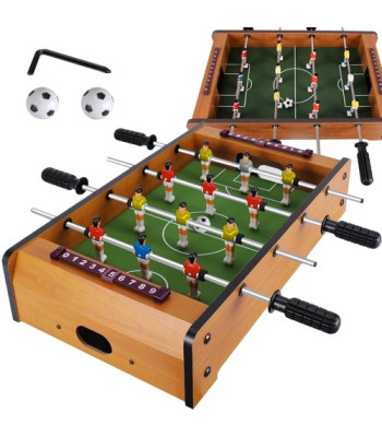 Medinis mini stalo futbolas, 50x10x51cm