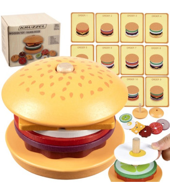 Medinis burgeris su kortelėmis