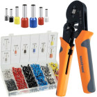 Įrankis antgalių užspaudimui 0,25-10mm2 su 1200 elementų 22717