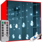 Šviesos užuolaida su LED kamuoliukais