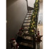 Kalėdų eglės šakos girlianda su konkorežiais ir LED lemputėmis 2,7m