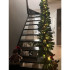 Kalėdų eglės šakos girlianda su konkorežiais ir LED lemputėmis 2,7m