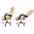Biuro kėdė su atrama kojoms - balta Malatec 23287