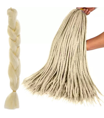 Sintetiniai plaukai šviesi blondinė