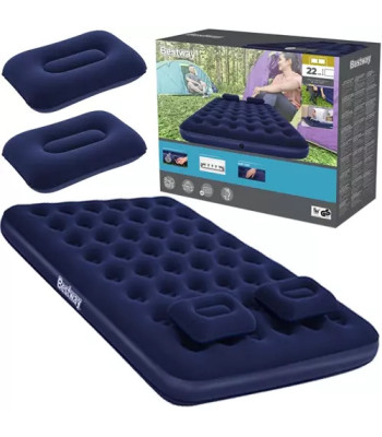 Dvigubas čiužinys su pompa - BESTWAY 67374