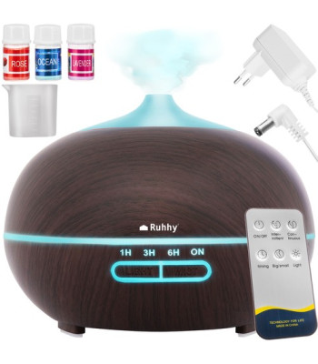 Aromaterapijos difuzorius su jonizatoriumi ir LED lempute