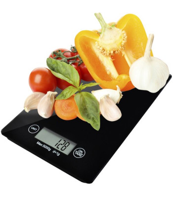 Elektroninė virtuvės svarstyklė plokščia 5 kg / 1 g