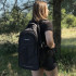 Didelis Juodas Kuprinė 45L Talpos