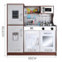 Medinė virtuvė KD9150 KRUZZEL