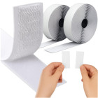 Lipni juosta su kabliu ir kilpa baltos spalvos 5m x 2,5cm RUHHY 25999