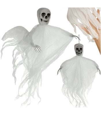 Baltas kabantis skeletas - dekoracija Ruhhy 26124