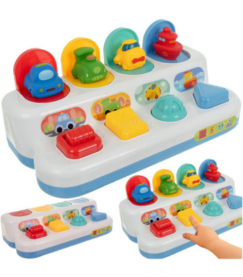 Edukacinis žaislas - šokinėjantys automobiliai