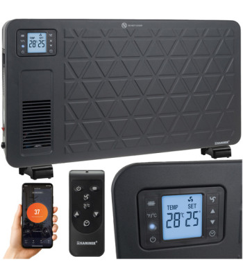 Elektrinis radiatorius - juodas Ziflo Kaminer 26403