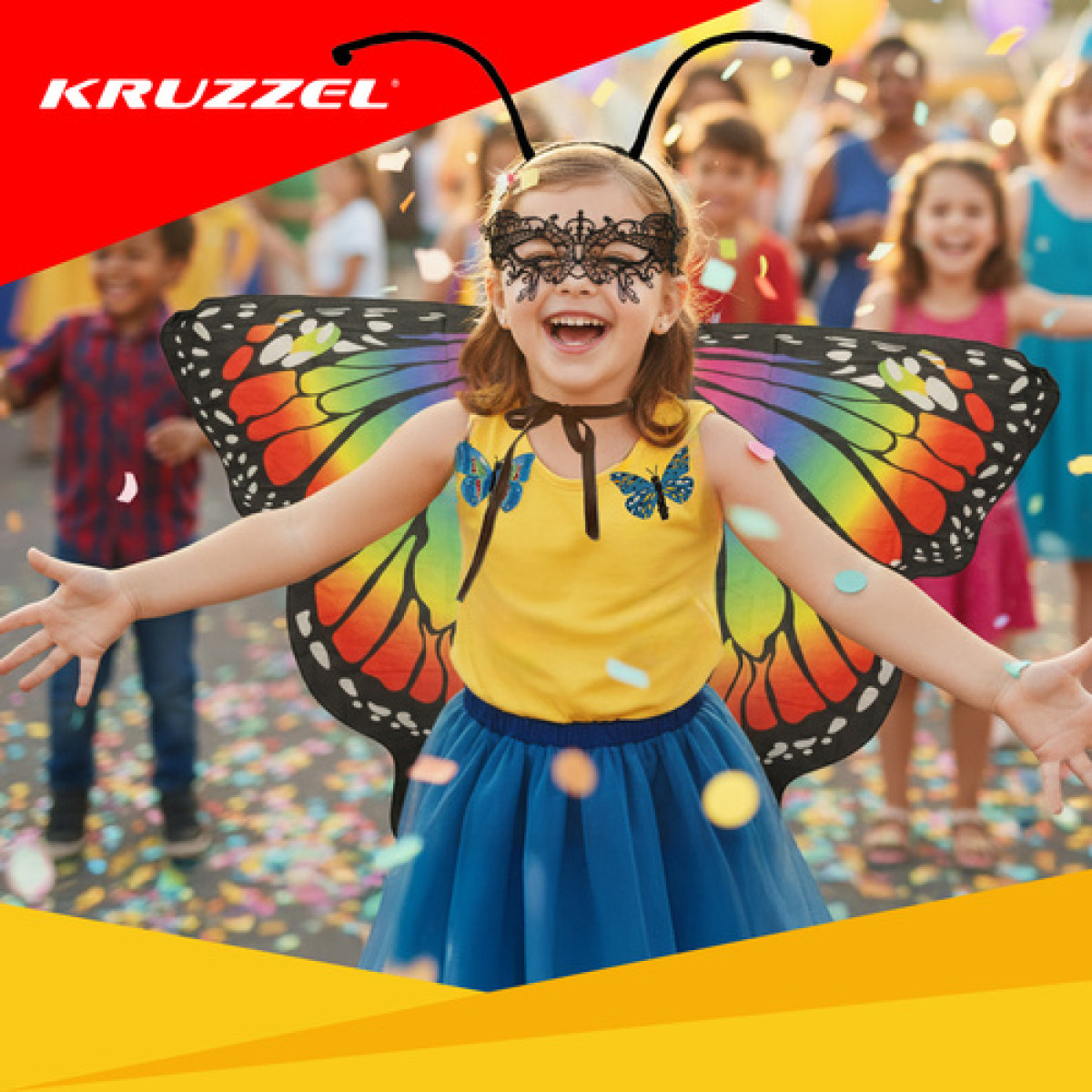 Vaikiškas Drugelio Kostiumas KRUZZEL