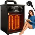 Elektra šildytuvas Kaminer 3000W