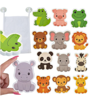 Minkštos vonios dėlionės - gyvūnai