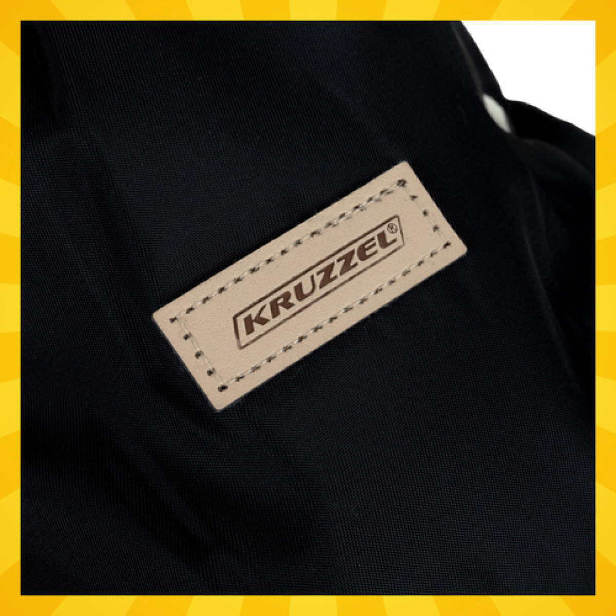 Dvigubos vežimėlio movos - juodos Kruzzel 25814