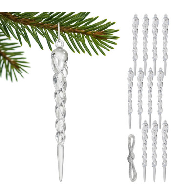 Akryliniai eglutės papuošimai RUHHY