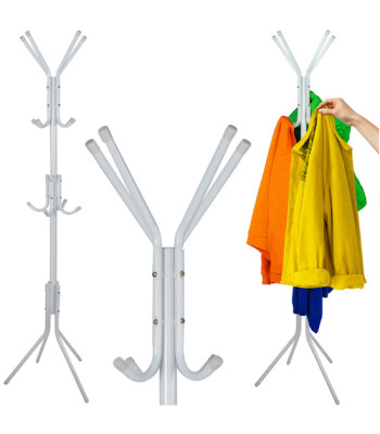 Stovimas drabužių kabykla RUHHY 170cm - balta