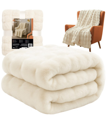 Kokybiška balta antklodė Ruhhy 160x100 cm