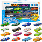 Metalinių Automobiliukų Rinkinys - 16 Spalvingų Žaislų Vaikams