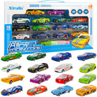 Metalinių Automobiliukų Rinkinys - 16 Spalvingų Žaislų Vaikams