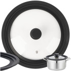 Universalus silikoninis dangtis 3 viename RUHHY 28/30/32 cm