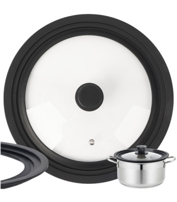 Universalus silikoninis dangtis 3 viename RUHHY 28/30/32 cm