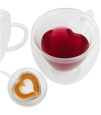 Termo stiklinė Ruhhy 240 ml - širdies formos