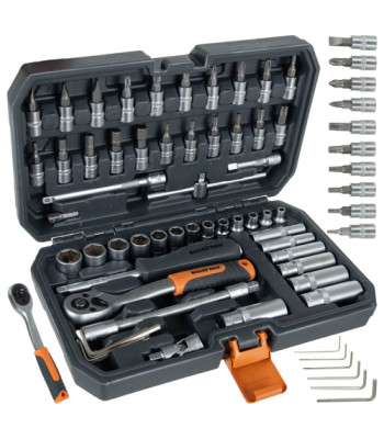 Įrankių rinkinys Bigstren 56 dalys