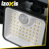 Saulės šviestuvas 180 LED IZOXIS