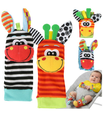 Kūdikių barškučių rinkinys - 4 vnt. Kruzzel 25068