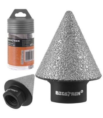 Frezas kūginis deimantinis 35mm Bigstren 27081