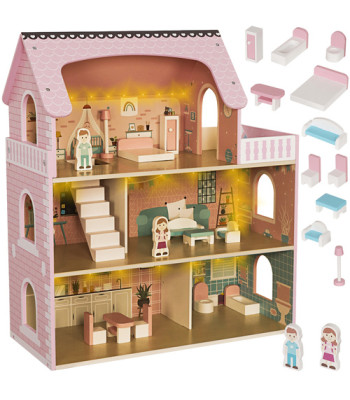 Medinis lėlių namas Kruzzel 26364