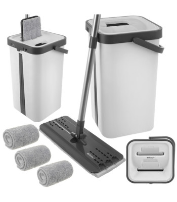 Mopas su dviejų kamerų kibiru 11L ir keičiamomis galvutėmis Ruhhy 27232