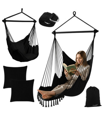 Sūpynės - Kabantis Fotelis 210 cm Juodas Gardlov