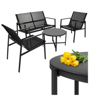 Balkoninis baldų komplektas - 4 dalys Gardlov