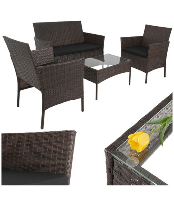 Sodo baldai Gardlov rudas komplektas