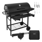 Sodo anglinis grilis su dangčiu Kaminer 108 x 67 x 96 cm