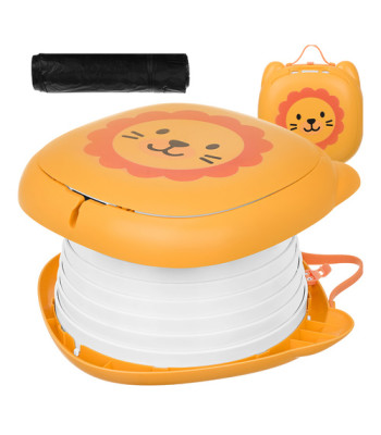 sulankstomas kelioninis naktipuodis vaikams kruzzel liūtas