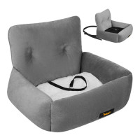 automobilinė kėdutė šuniui purlov s 44 x 35 x 30 cm pilka