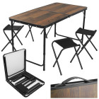 sulankstomas sodo stalas Gardlov su 4 kėdėmis