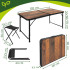 Gardlov sulankstomas sodo stalas + 4 kėdės