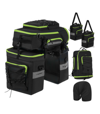 Trizand vandeniui atspari dviračio bagažinės kuprinė 65 l 3 viename