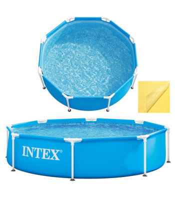 intex metal frame baseinas 244 x 51 cm 1820 l 28205np