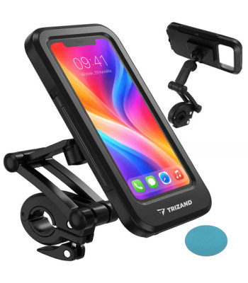 vandeniui atsparus dviračio telefono laikiklis trizand 360°