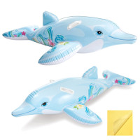 Pripučiamas plaukimo čiužinys delfinas Intex 58535NP 175 x 66 cm