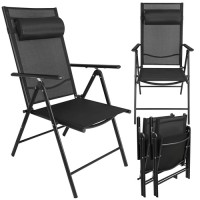 Gardlov juoda sulankstoma sodo kėdė, 2 dalys