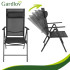 sulankstomos sodo kėdės gardlov, juodos, 2 vnt.